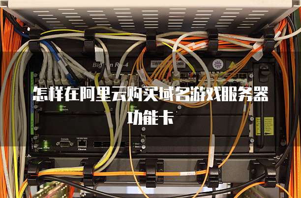 怎样在阿里云购买域名游戏服务器功能卡