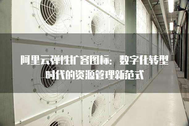阿里云弹性扩容图标：数字化转型时代的资源管理新范式
