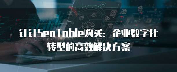钉钉SeaTable购买：企业数字化转型的高效解决方案