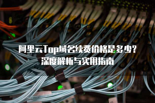 阿里云Top域名续费价格是多少?深度解析与实用指南