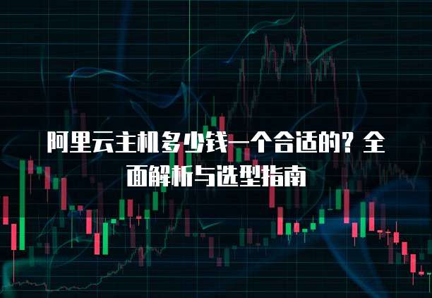 阿里云主机多少钱一个合适的?全面解析与选型指南