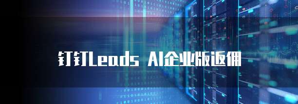 钉钉Leads AI企业版返佣