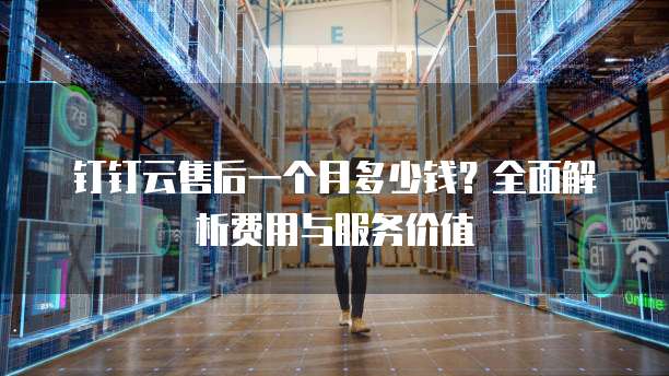 钉钉云售后一个月多少钱?全面解析费用与服务价值