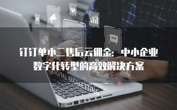 钉钉单小二售后云佣金:中小企业数字化转型的高效解决方案