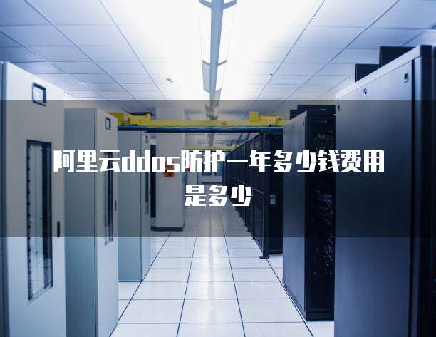 阿里云ddos防护一年多少钱费用是多少