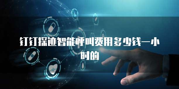 钉钉探迹智能呼叫费用多少钱一小时的
