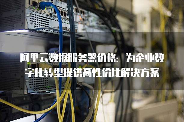 阿里云数据服务器价格：为企业数字化转型提供高性价比解决方案