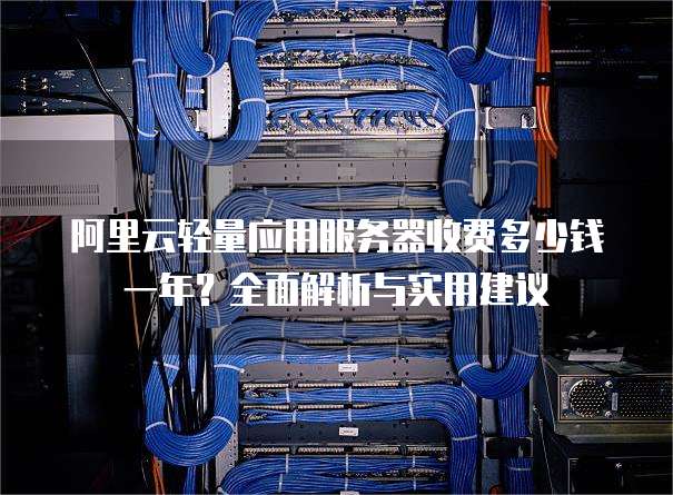 阿里云轻量应用服务器收费多少钱一年?全面解析与实用建议
