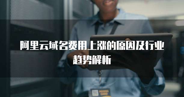 阿里云域名费用上涨的原因及行业趋势解析