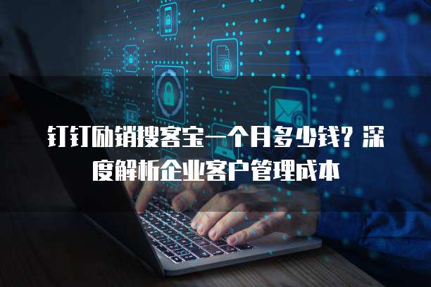 钉钉励销搜客宝一个月多少钱?深度解析企业客户管理成本