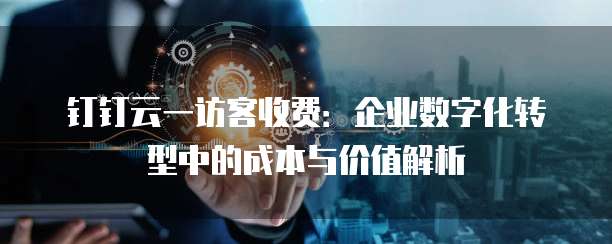 钉钉云一访客收费:企业数字化转型中的成本与价值解析