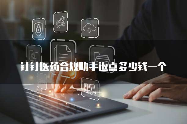 钉钉医药合规助手返点多少钱一个