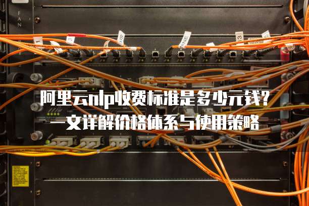 阿里云nlp收费标准是多少元钱?一文详解价格体系与使用策略