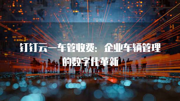 钉钉云一车管收费:企业车辆管理的数字化革新