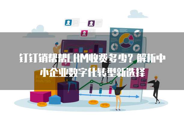 钉钉销帮帮CRM收费多少？解析中小企业数字化转型新选择