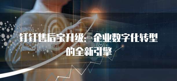 钉钉售后宝升级:企业数字化转型的全新引擎