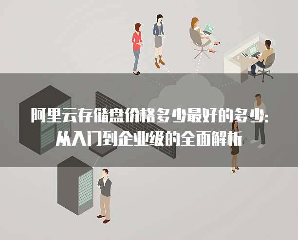 阿里云存储盘价格多少最好的多少:从入门到企业级的全面解析
