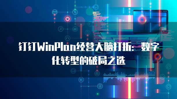 钉钉WinPlan经营大脑打折：数字化转型的破局之选