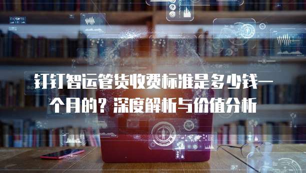 钉钉智运管货收费标准是多少钱一个月的?深度解析与价值分析