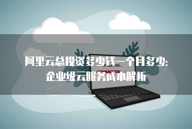 阿里云总投资多少钱一个月多少:企业级云服务成本解析