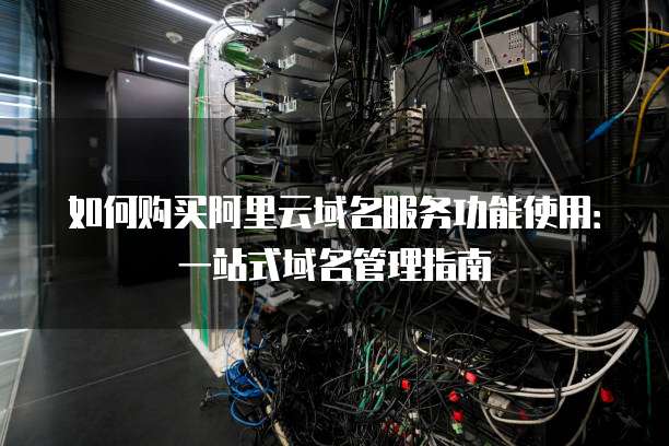 如何购买阿里云域名服务功能使用:一站式域名管理指南