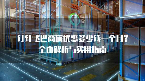 钉钉飞巴商旅优惠多少钱一个月?全面解析与实用指南