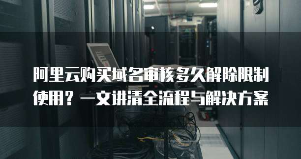 阿里云购买域名审核多久解除限制使用?一文讲清全流程与解决方案