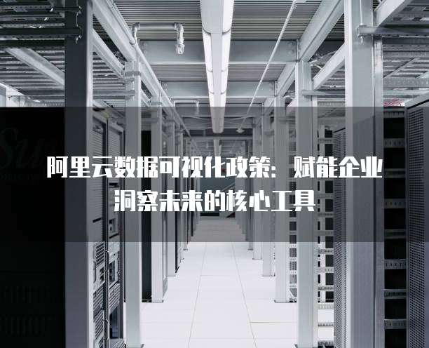 阿里云数据可视化政策:赋能企业洞察未来的核心工具