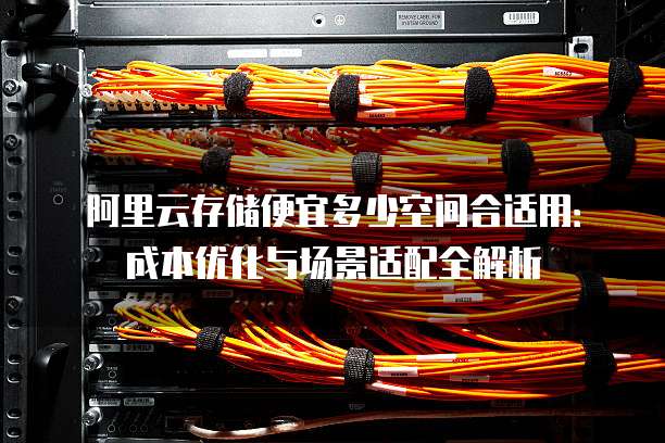 阿里云存储便宜多少空间合适用：成本优化与场景适配全解析