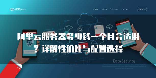 阿里云服务器多少钱一个月合适用?详解性价比与配置选择