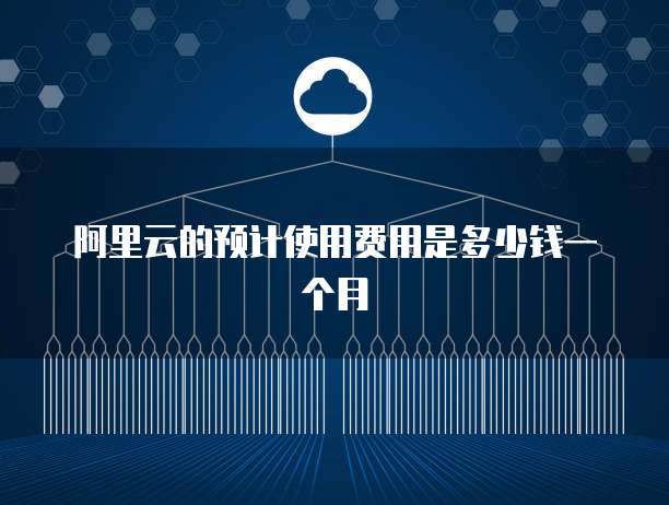阿里云的预计使用费用是多少钱一个月