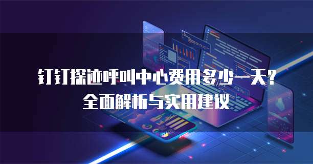 钉钉探迹呼叫中心费用多少一天？全面解析与实用建议