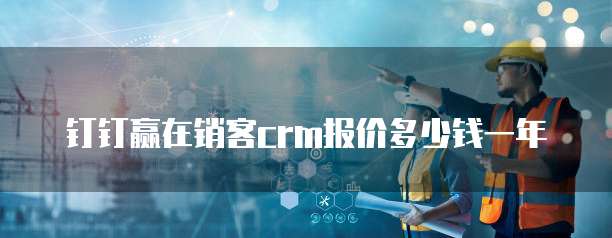 钉钉赢在销客crm报价多少钱一年