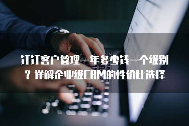钉钉客户管理一年多少钱一个级别?详解企业级CRM的性价比选择