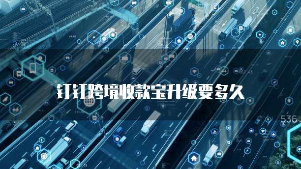 钉钉跨境收款宝升级要多久