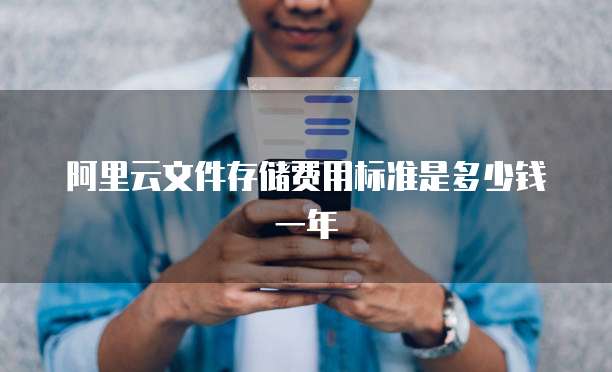 阿里云文件存储费用标准是多少钱一年