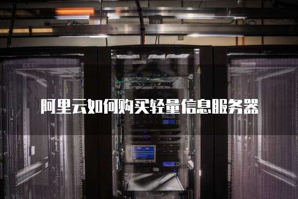 阿里云如何购买轻量信息服务器