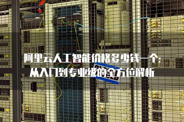 阿里云人工智能价格多少钱一个:从入门到专业级的全方位解析
