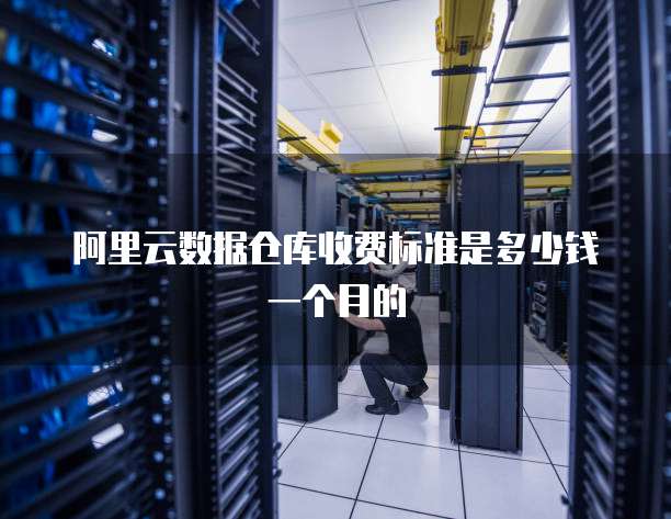 阿里云数据仓库收费标准是多少钱一个月的