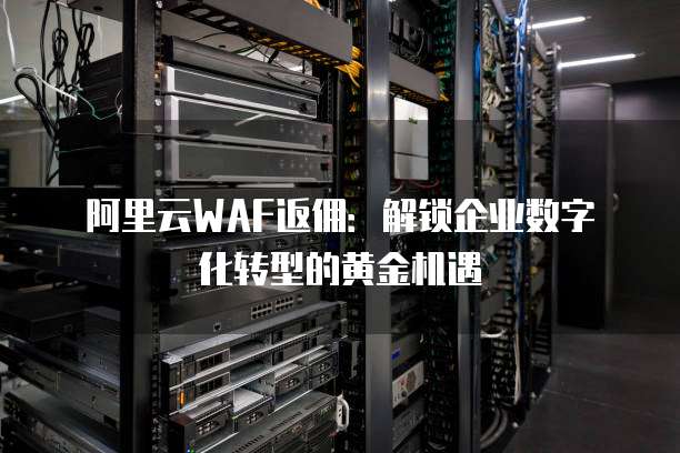 阿里云WAF返佣:解锁企业数字化转型的黄金机遇