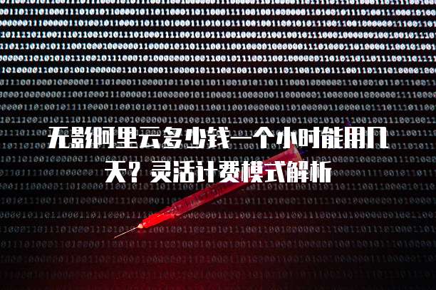 无影阿里云多少钱一个小时能用几天？灵活计费模式解析