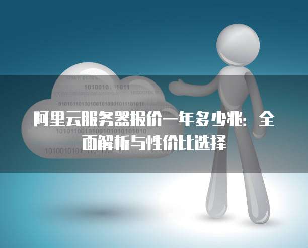 阿里云服务器报价一年多少兆:全面解析与性价比选择