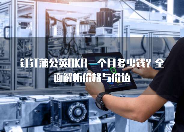钉钉蒲公英OKR一个月多少钱?全面解析价格与价值