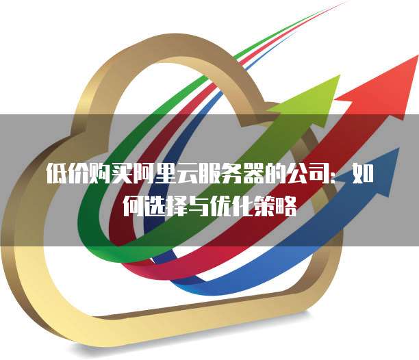 低价购买阿里云服务器的公司:如何选择与优化策略
