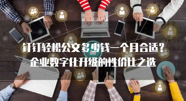 钉钉轻松公文多少钱一个月合适?企业数字化升级的性价比之选