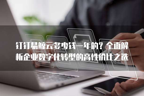 钉钉易鲸云多少钱一年的?全面解析企业数字化转型的高性价比之选
