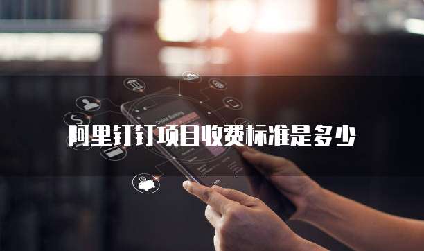 阿里钉钉项目收费标准是多少