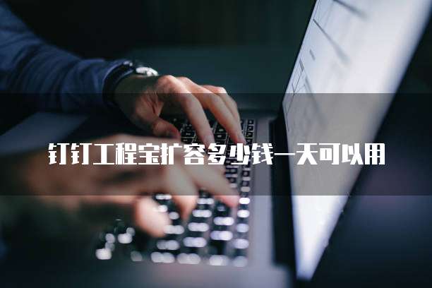 钉钉工程宝扩容多少钱一天可以用