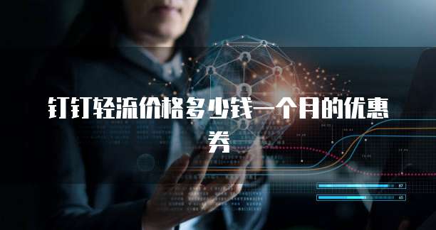 钉钉轻流价格多少钱一个月的优惠券