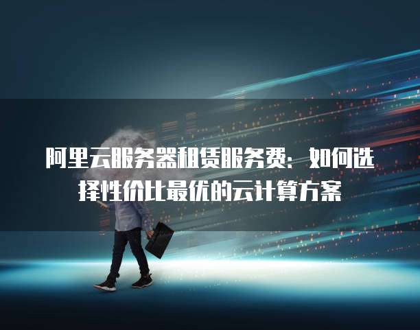阿里云服务器租赁服务费:如何选择性价比最优的云计算方案